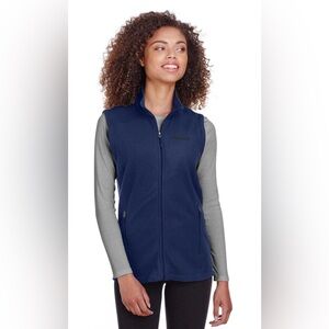 •MARMOT• Womens Rocklin Vest Arctic Navy Zip Up Fleece